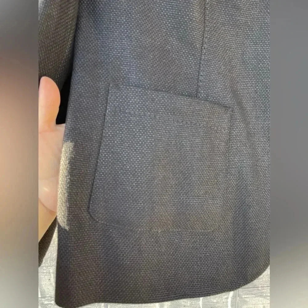 Les Copains Made In Italy linen blend blazer  48/12 - Picture 9 of 15